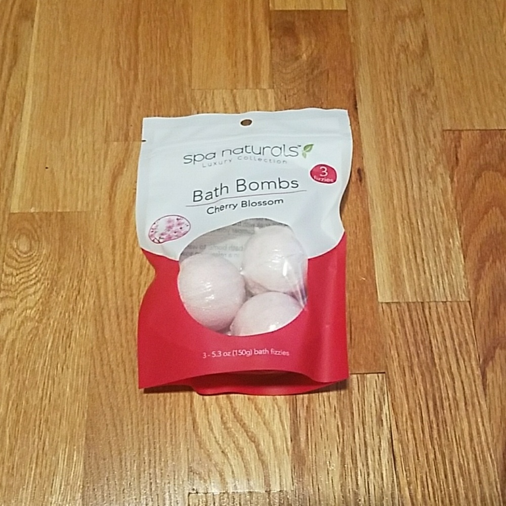 Spa Naturals (3) Cherry Blossom Bath Bombs